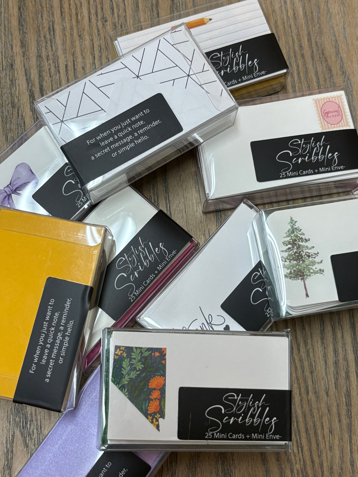 Stylish Scribbles Cards + Envelopes
