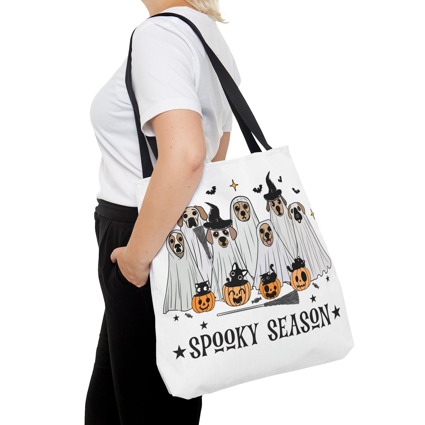 Spooky Season Dog Tote Bag