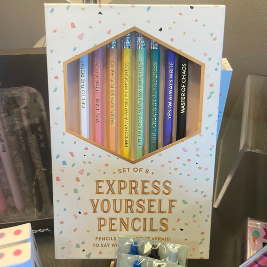 Express yourself pencils