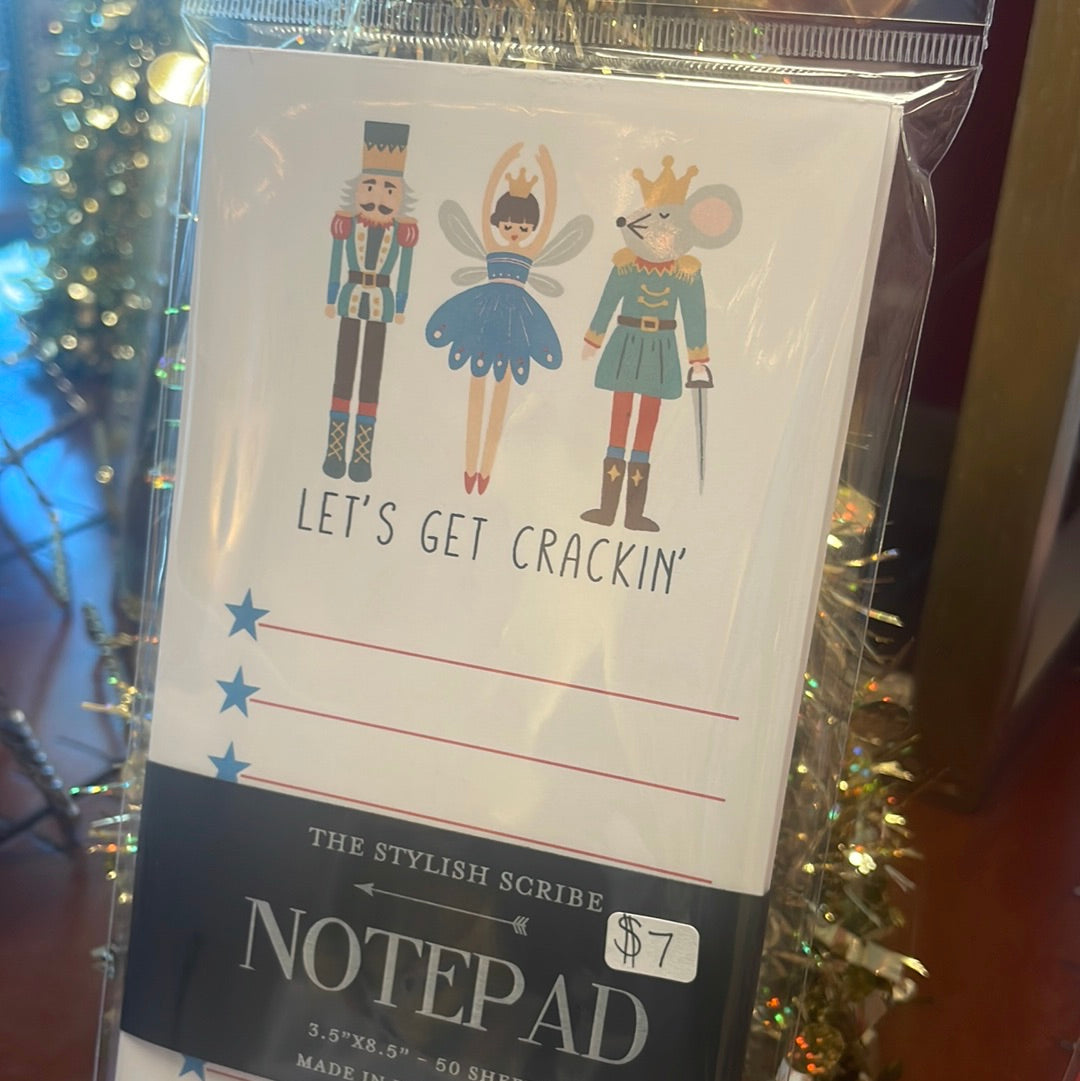 Let’s get Crackin Nutcracker notepad