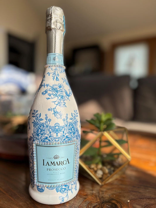 Decoupage Champagne Bottle Craft Event August 23rd