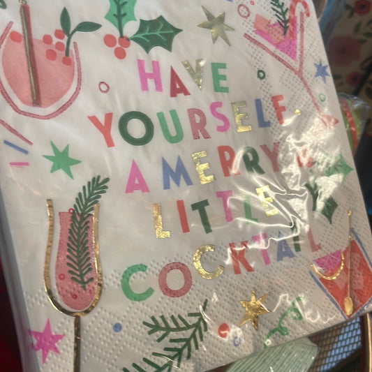 Merry Little Cocktail Napkins