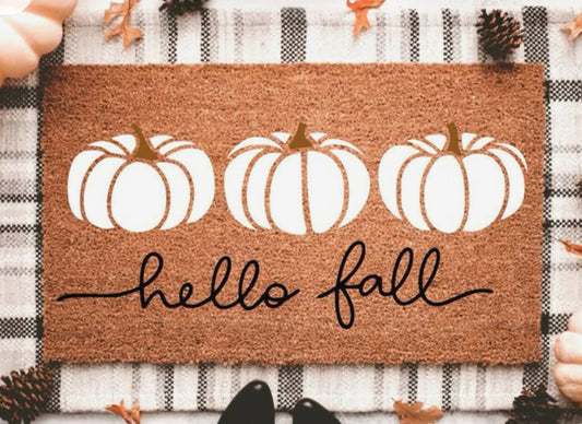 Sept 21st Fall Halloween Door Mat Event
