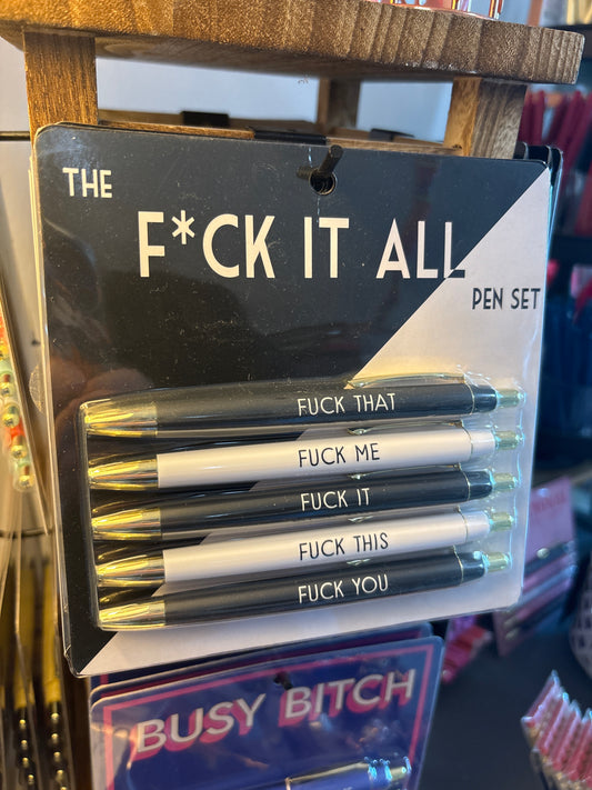F*ck it all pen set