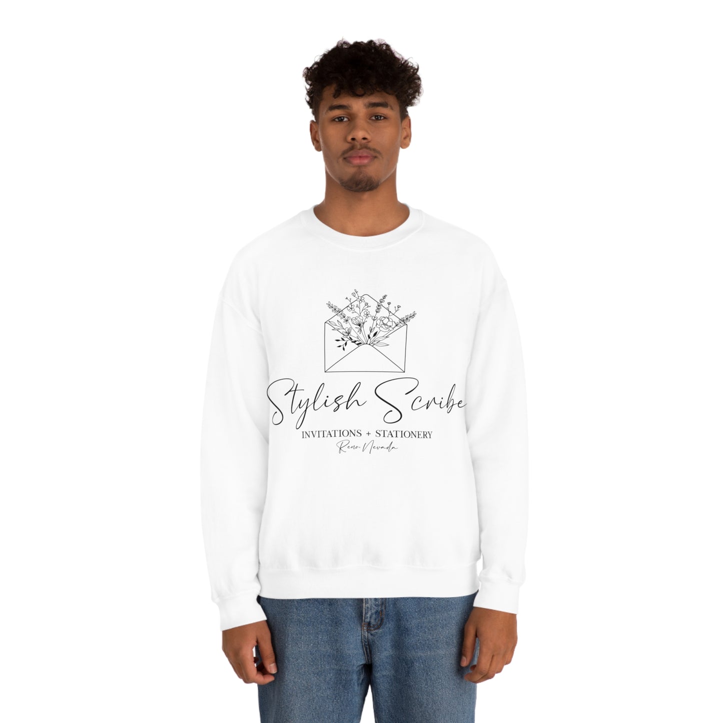 Stylish Scribe Crewneck Sweatshirt