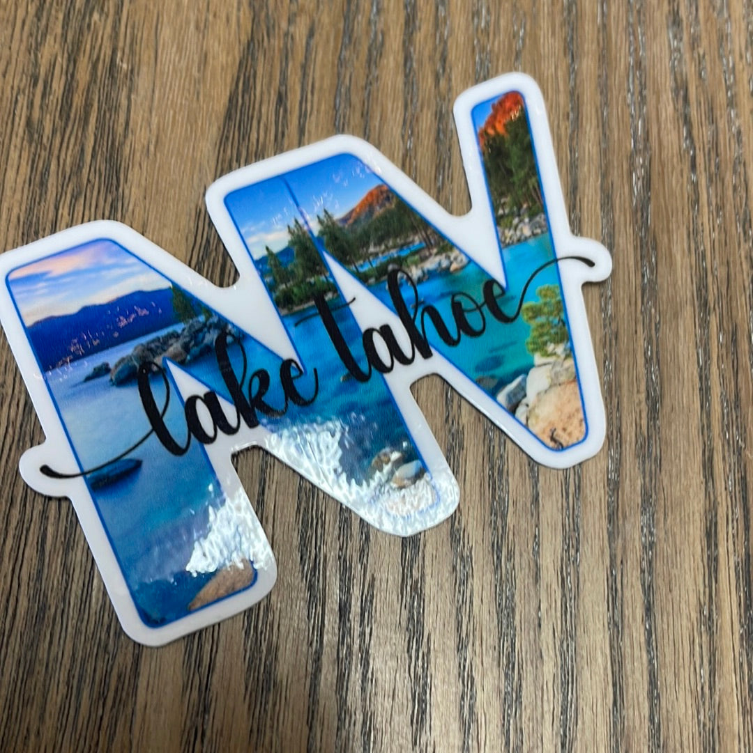 Nevada Lake Tahoe Sticker – Stylish Scribe Stationery
