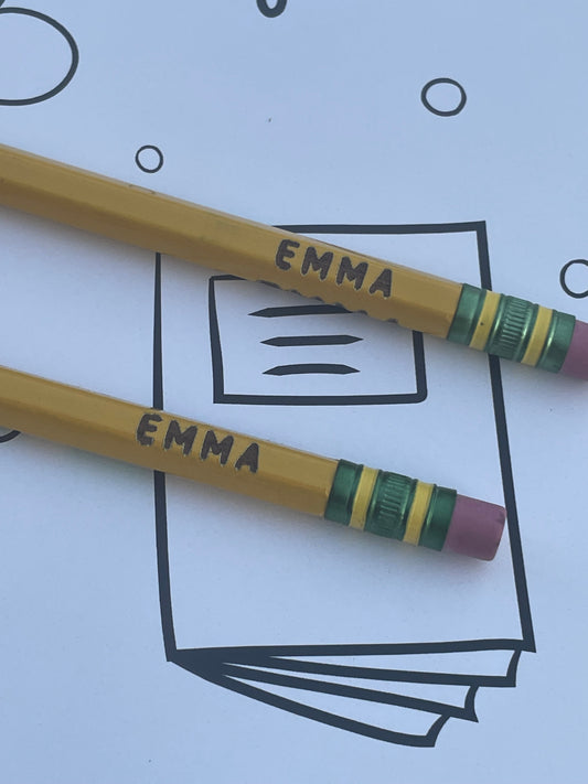 Custom yellow pencils