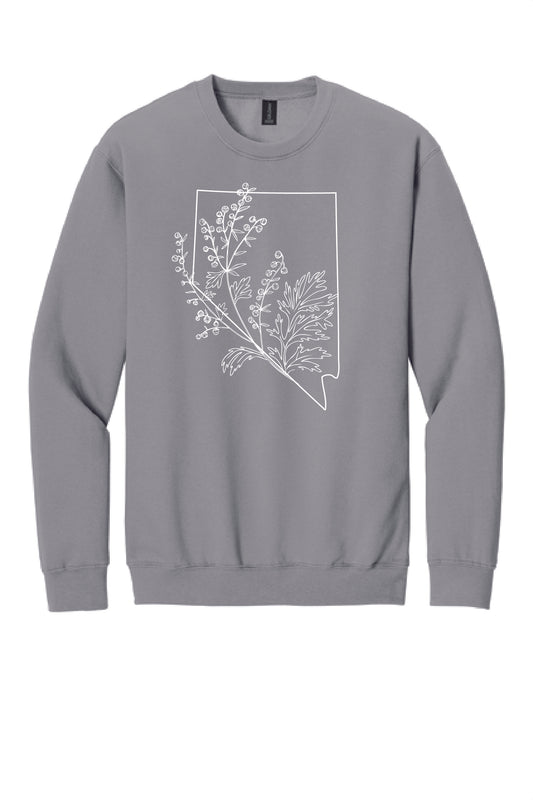 Nevada Sagebrush Outline Sweatshirt