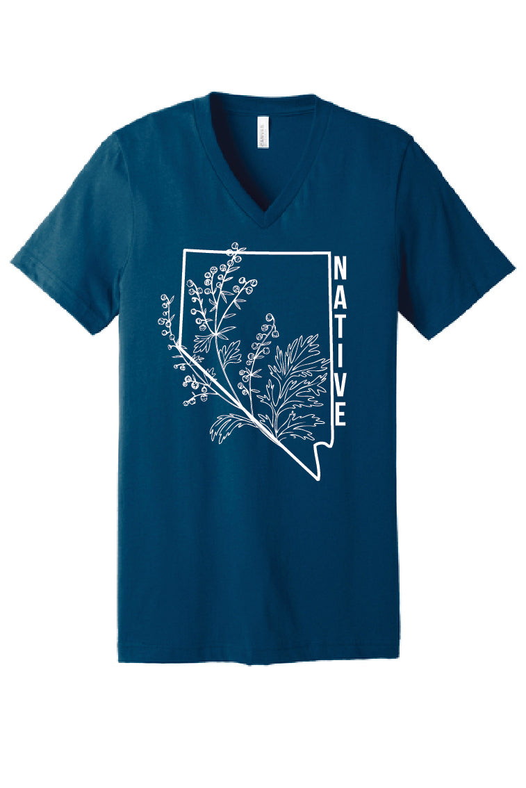 White Nevada Sagebrush T-Shirts