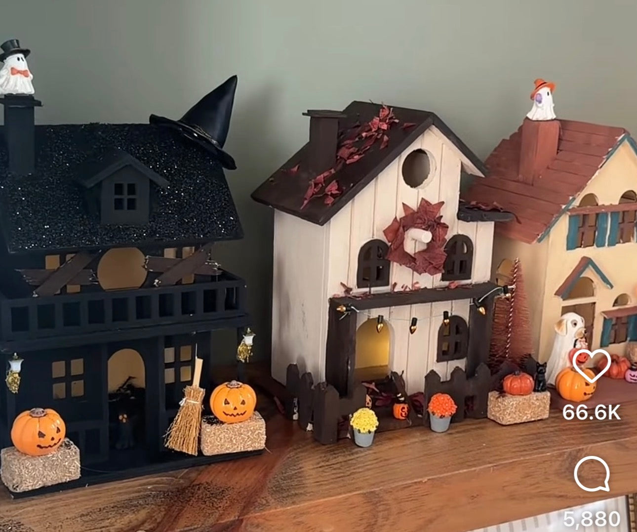Halloween House Village Craft Night