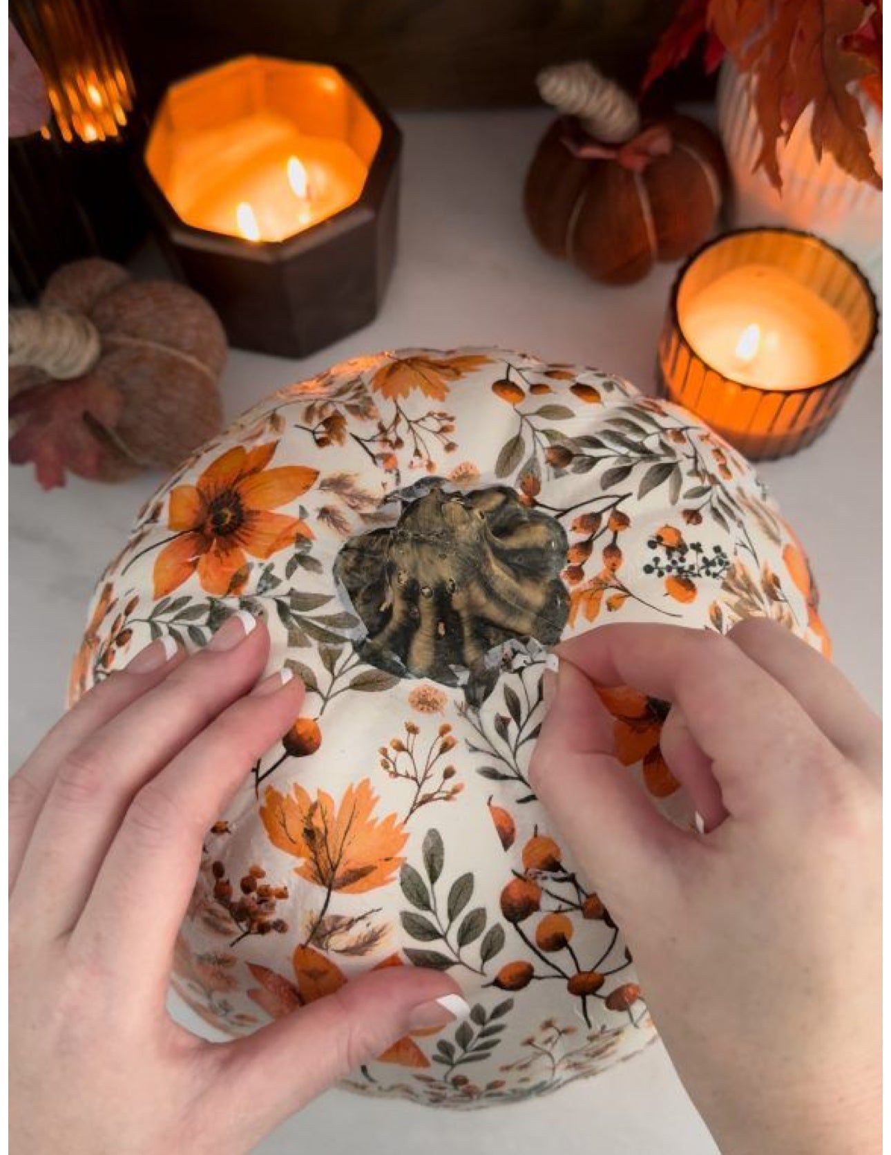 October 5th - Pressed Flower Pumpkin Event