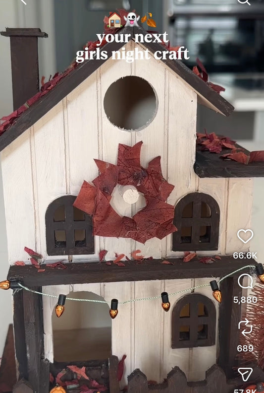 Halloween House Village Craft Night