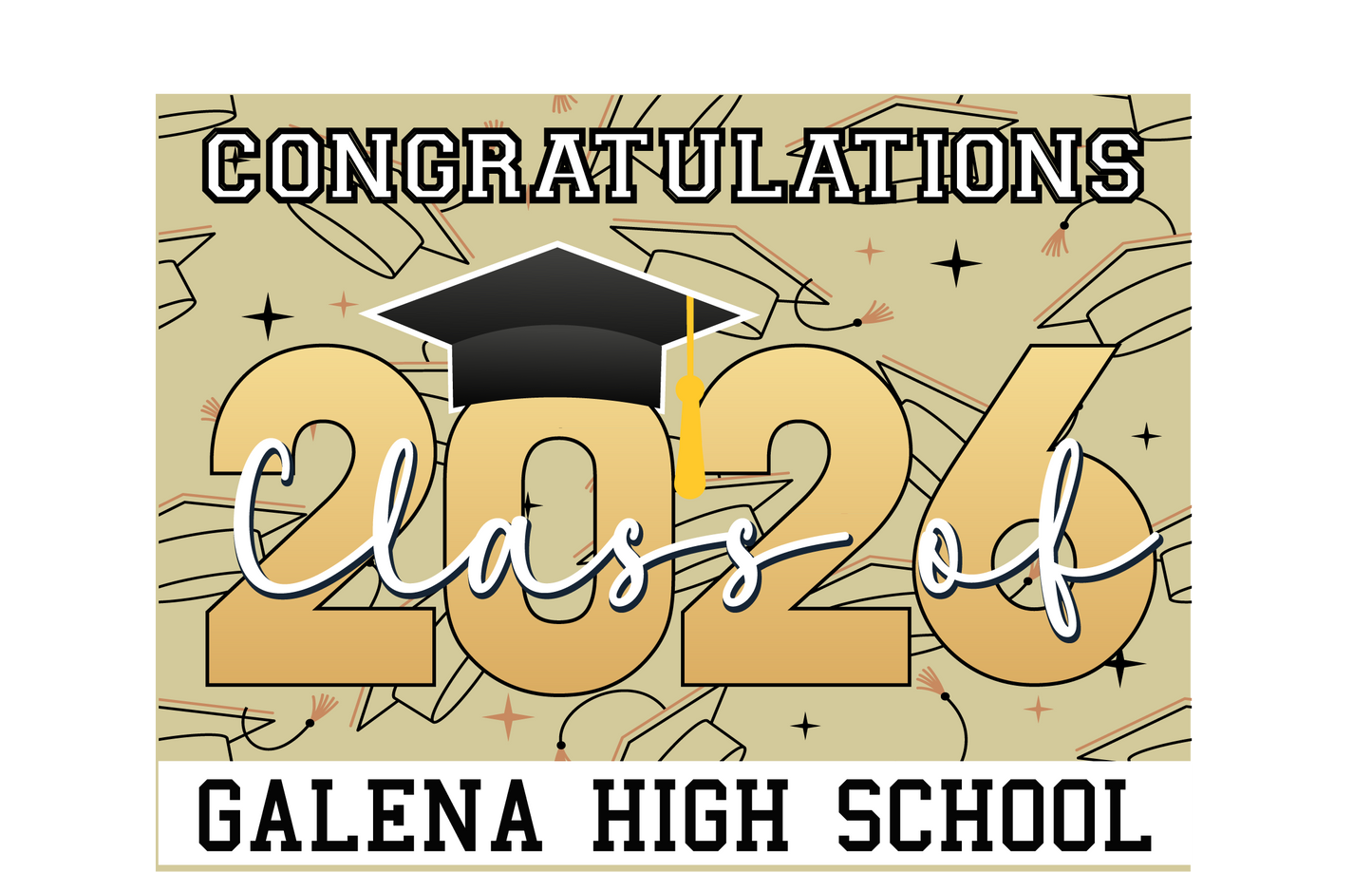 Nevada High School Yard Signs - Class of 2026