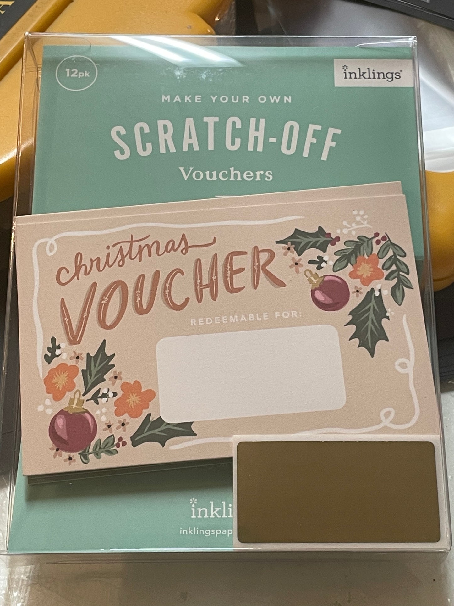 Christmas scratch vouchers