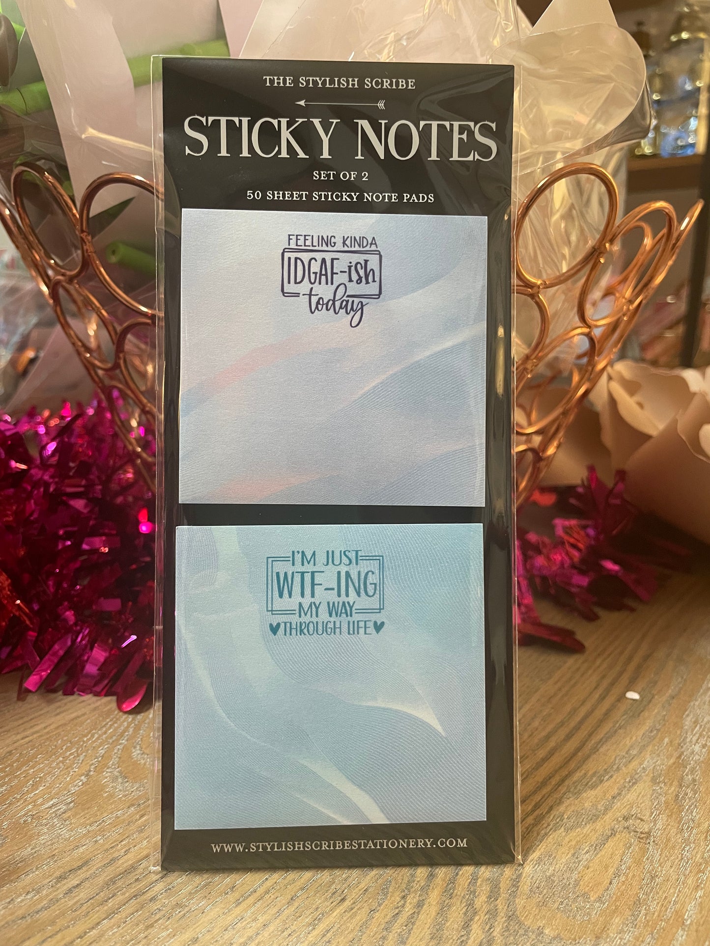 Wtf Funny sticky note set