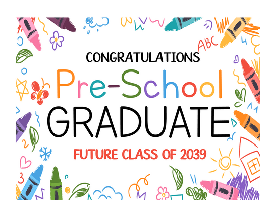 Pre-School Yard Sign