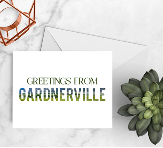 Greetings from Gardnerville Notecards