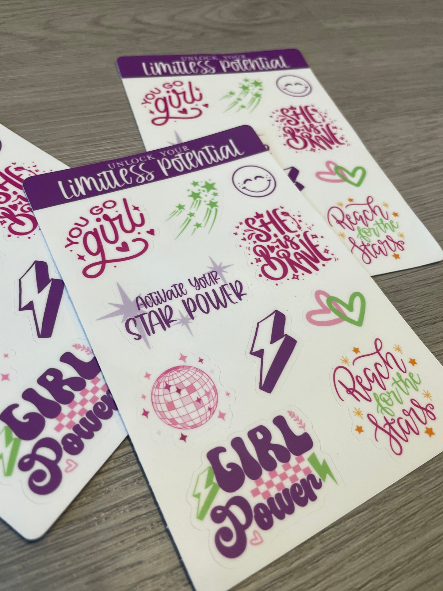 Girls on the Run Sticker Sheet