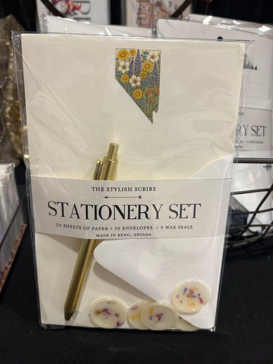 Nevada Wildflower Stationery Set