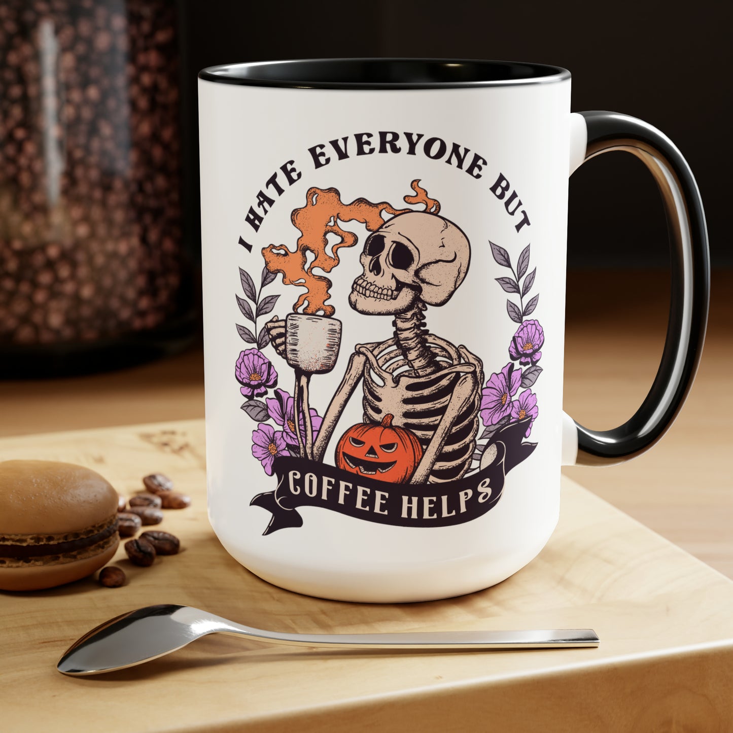Skeleton Coffee Helps Mug