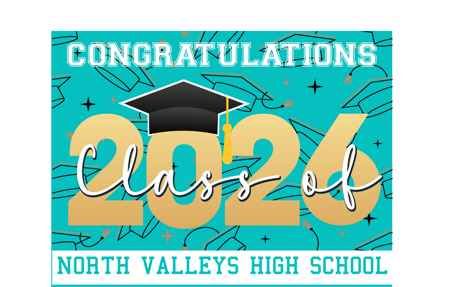Nevada High School Yard Signs - Class of 2026