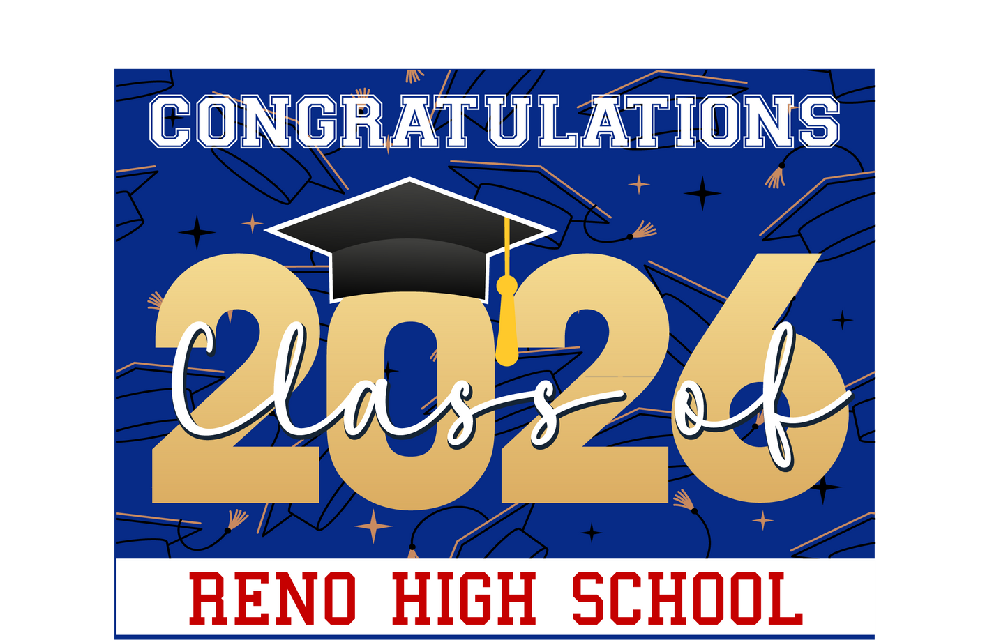 Nevada High School Yard Signs - Class of 2026