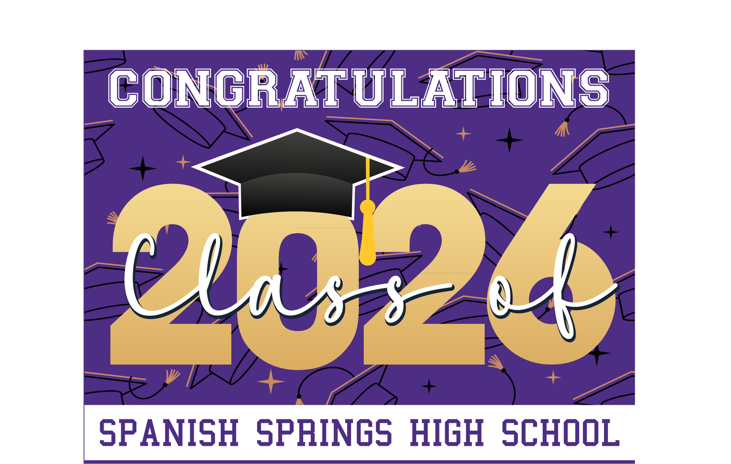 Nevada High School Yard Signs - Class of 2026