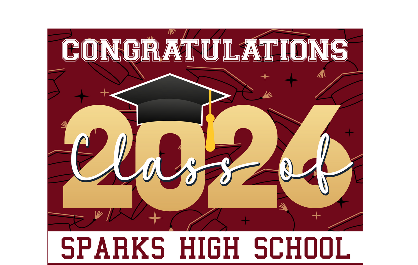 Nevada High School Yard Signs - Class of 2026