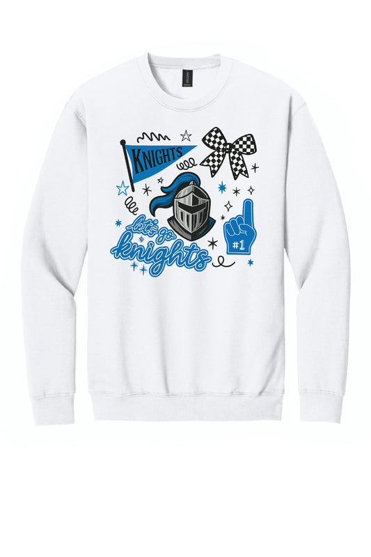 Let's Go Lancers White Shirt / Sweatshirt