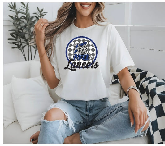 Silver Checkered Lancers T-Shirt / Sweatshirt