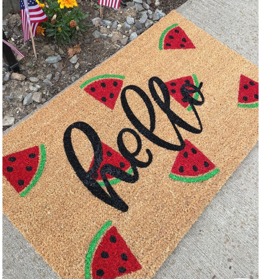 June 20th - Spring Door Mat Painting