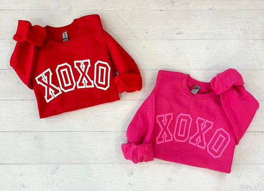 XOXO Puff Sweatshirts
