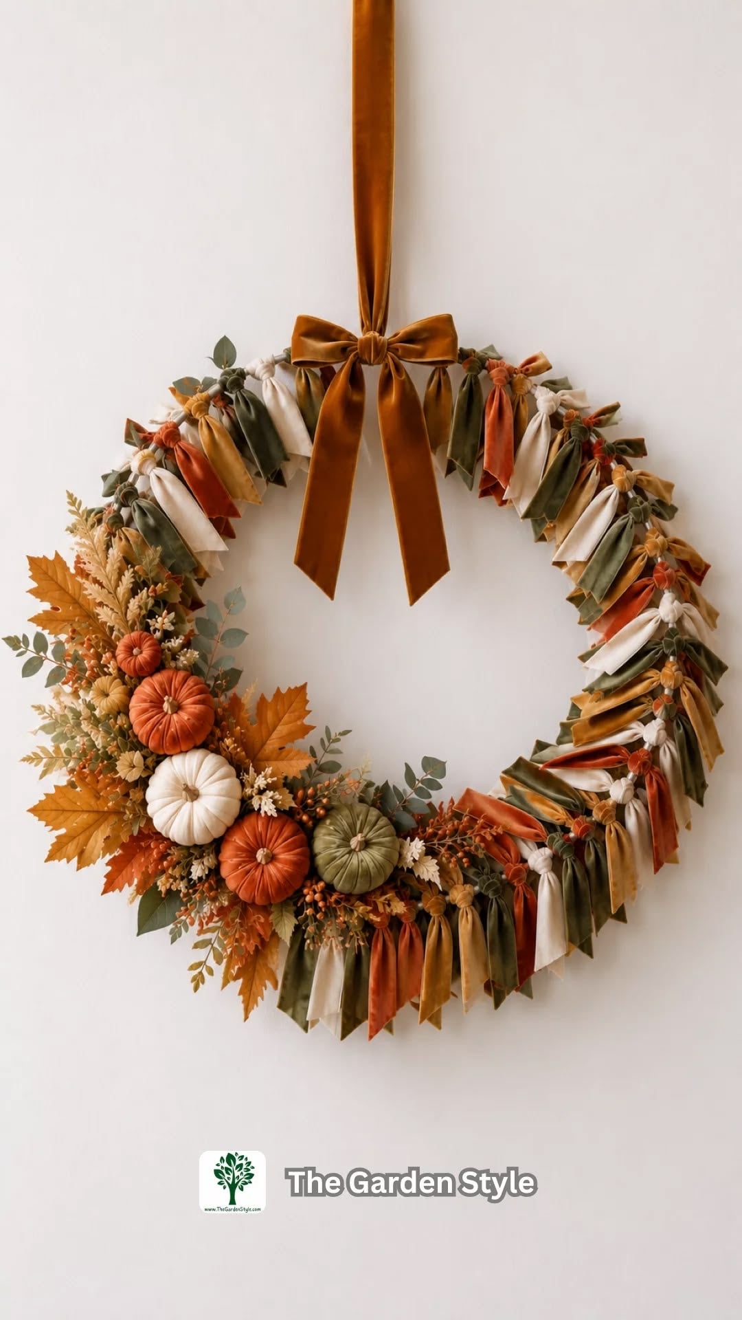 Sept 24th - Velvet Ribbon Fall Wreath