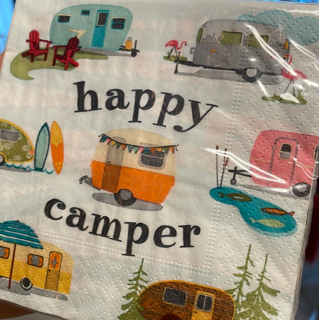 Happy Camper napkins – Stylish Scribe Stationery