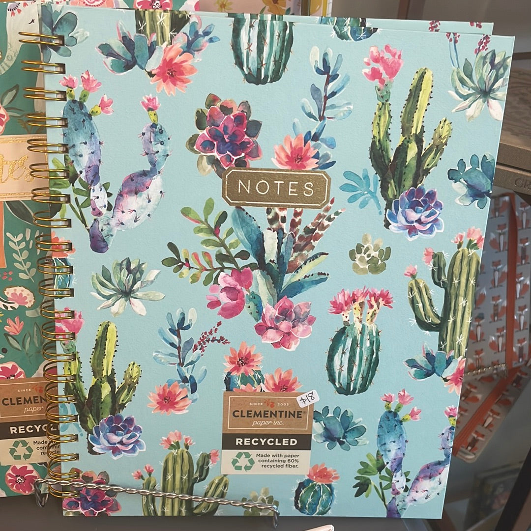 Cactus Large Notebook