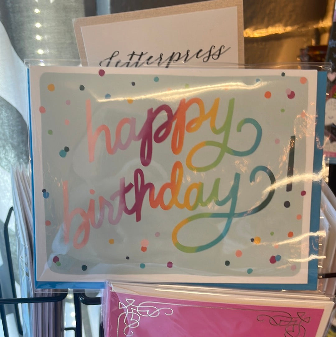 Rainbow Birthday Card