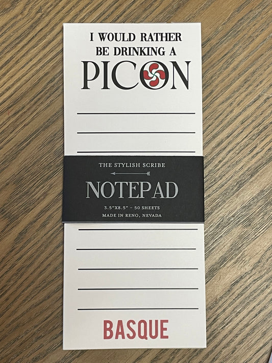 Picon Basque Notepad