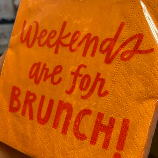 Weekends are for Brunch napkins