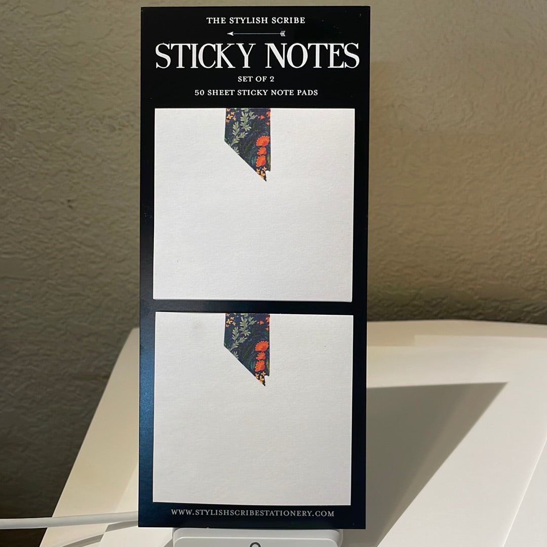 Nevada Floral sticky note set
