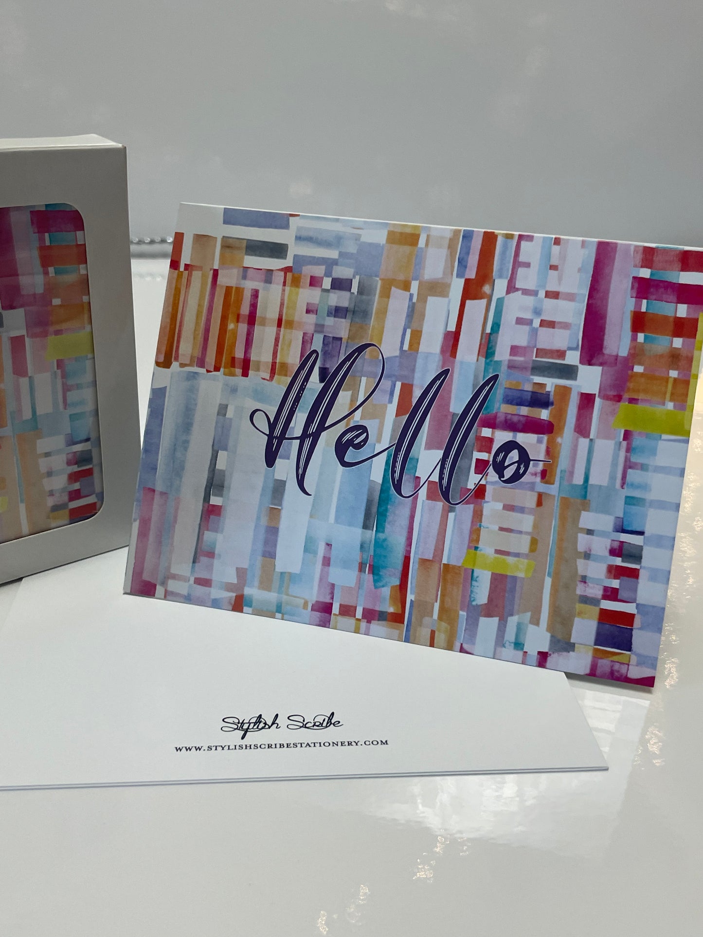 Colorful Hello Notecards