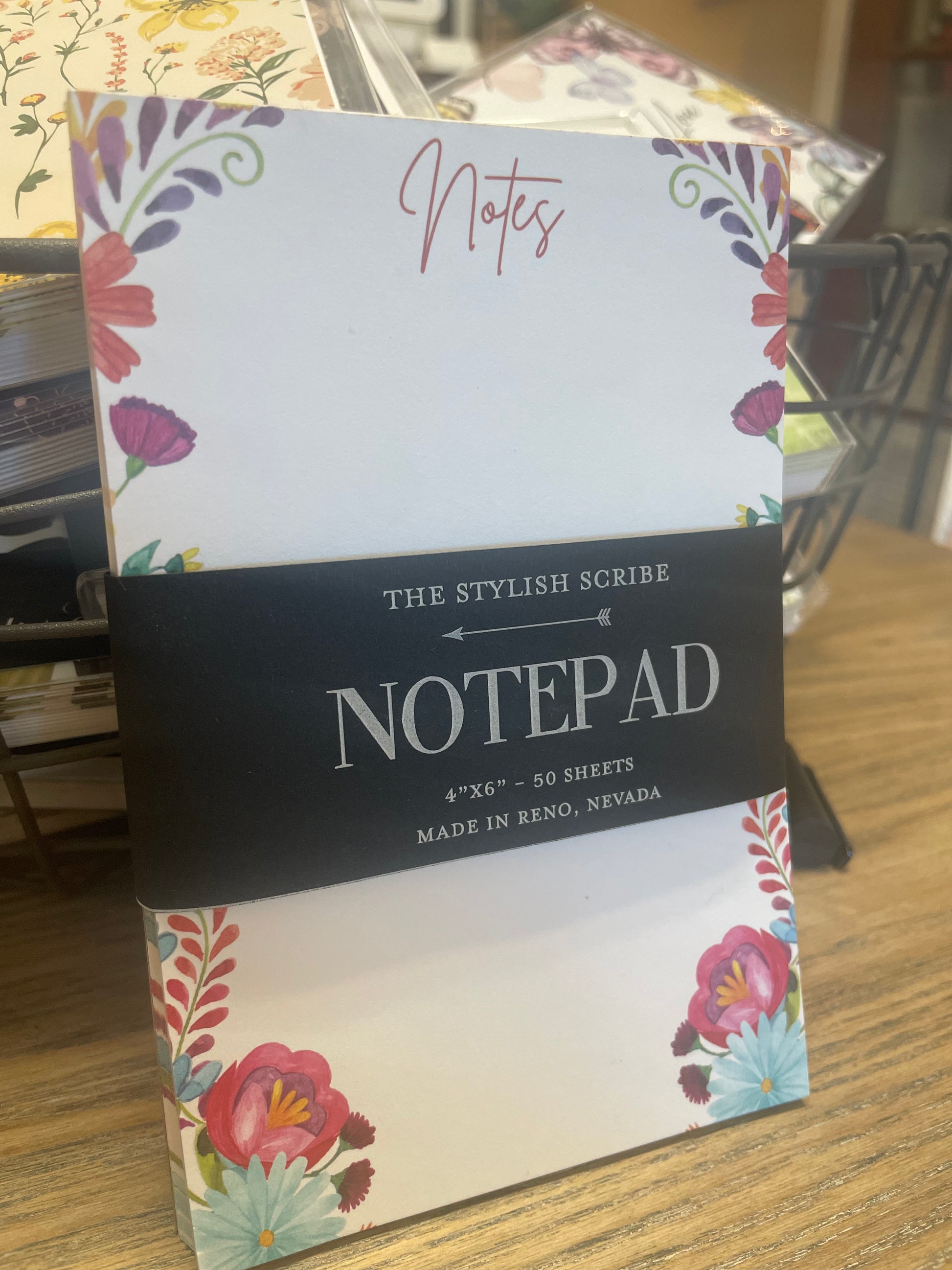 Mexican Notepad Mexican Floral Notepad – Stylish Scribe Stationery