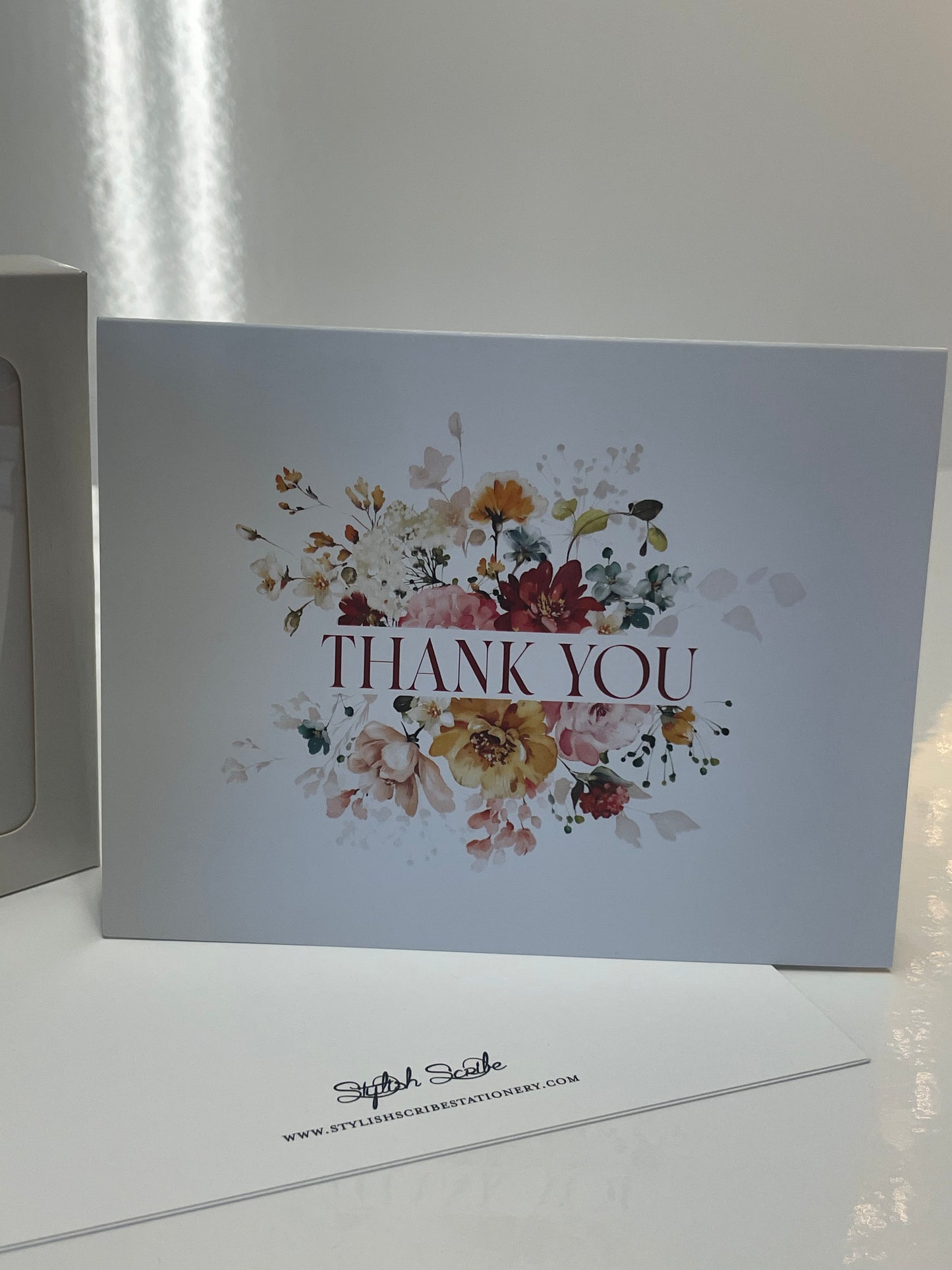 Vintage Floral Thank You Notecards