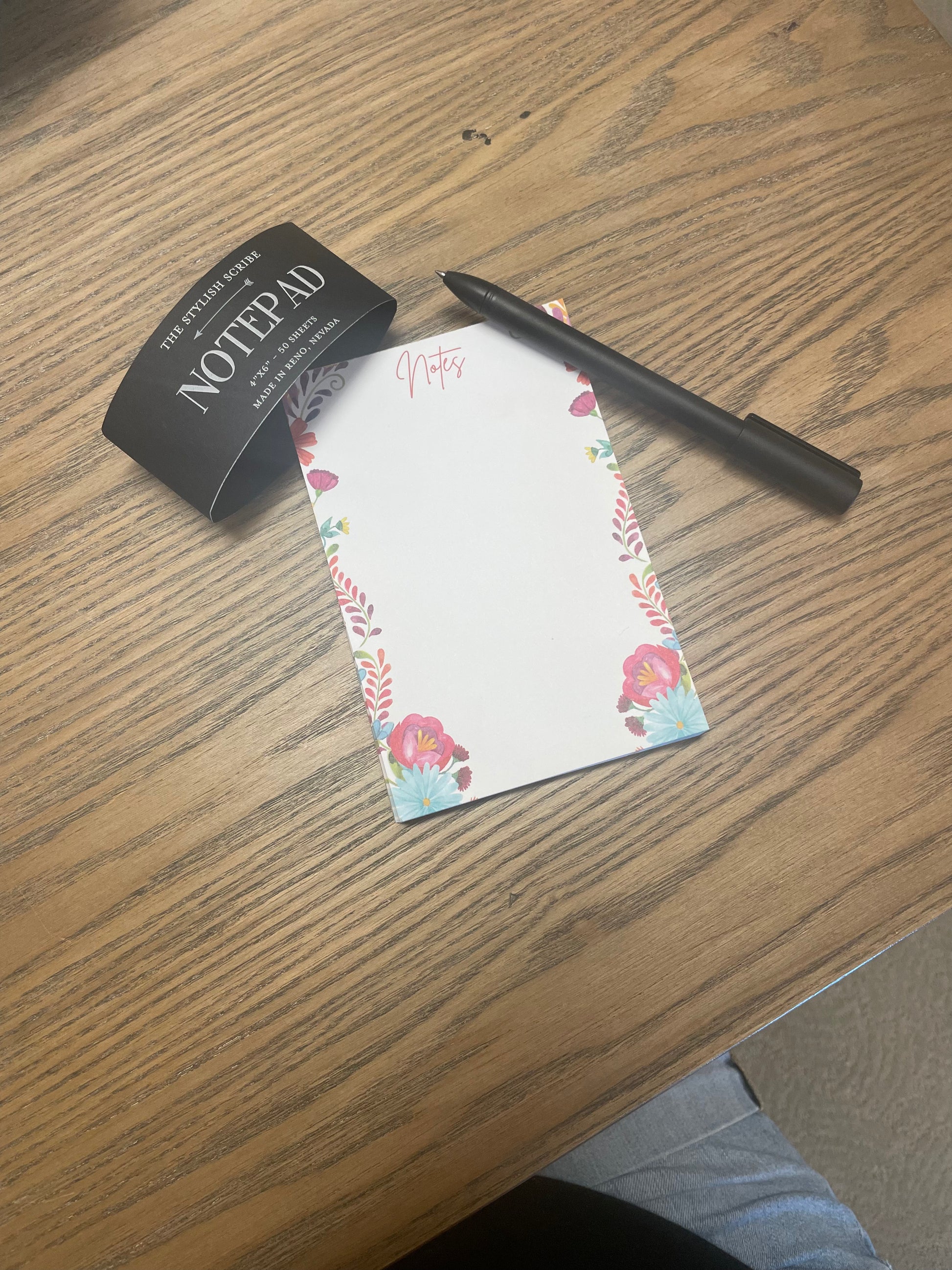 Mexican Floral Notepad – Stylish Scribe Stationery