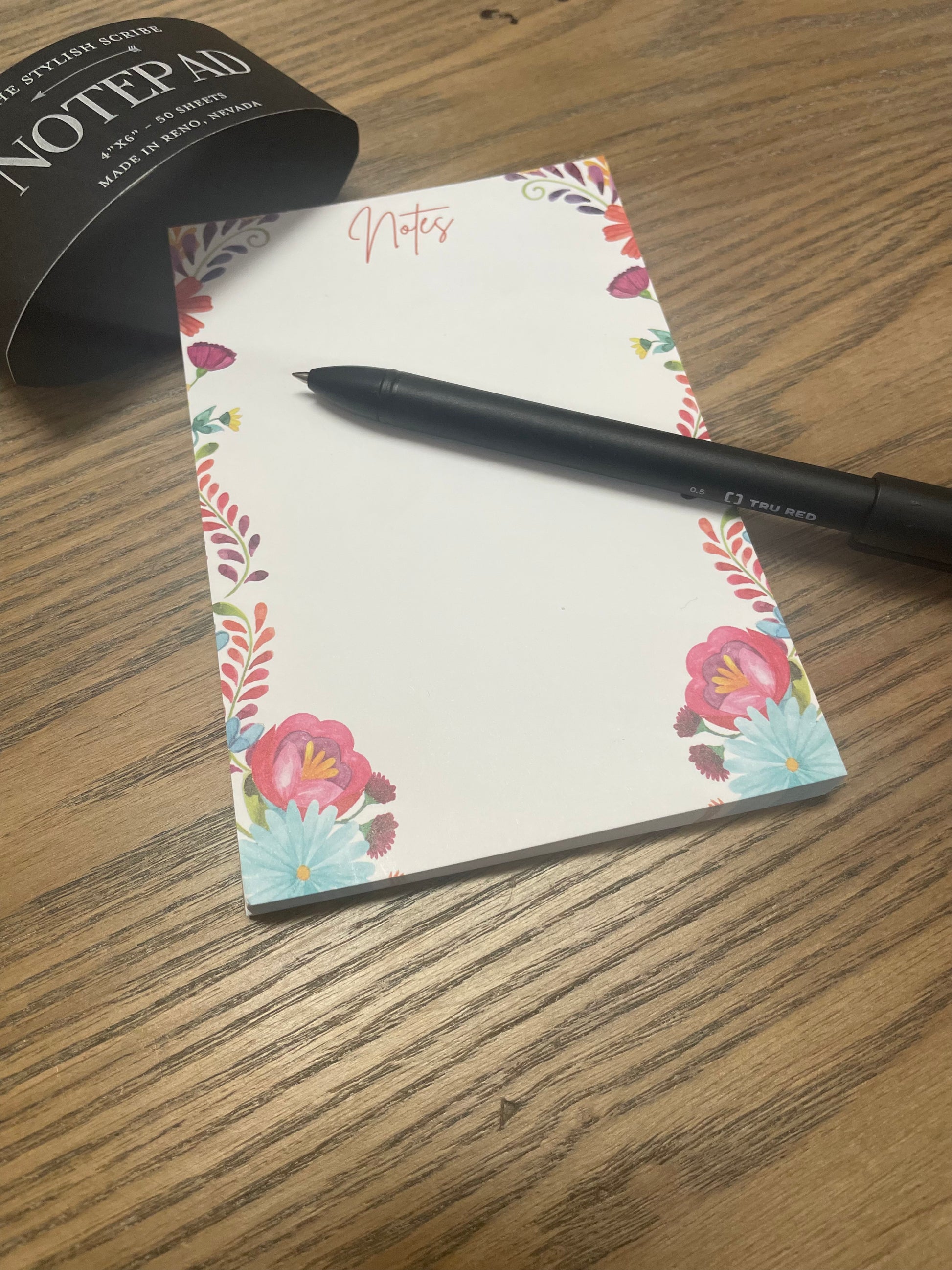 Stylish Notepad Mexican Floral Notepad – Stylish Scribe Stationery