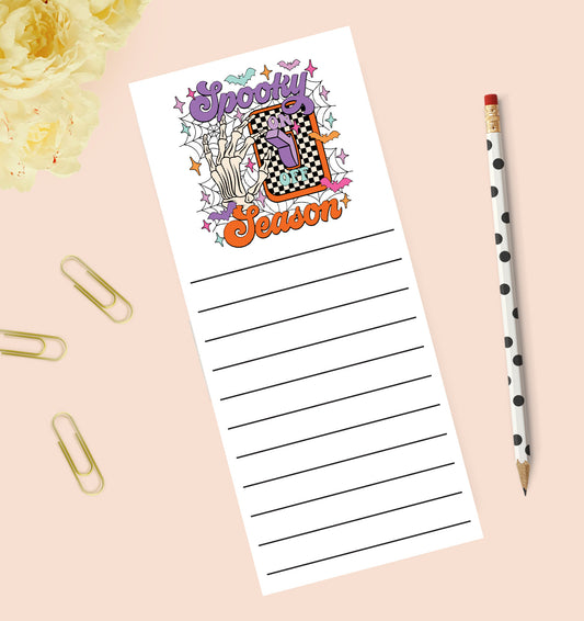 Spooky Season Halloween Notepad