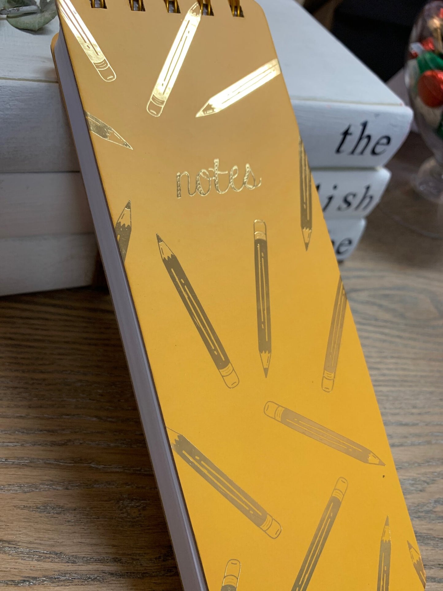 Gold +  Yellow Pencil Jotter