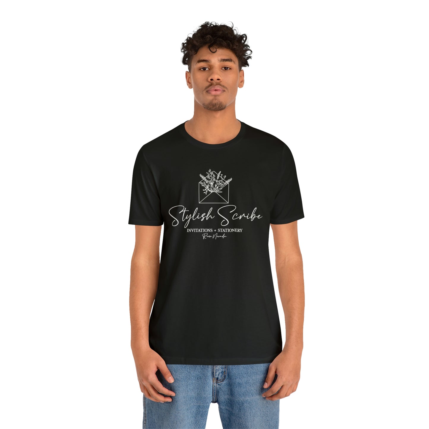 Stylish Scribe Black T-Shirt