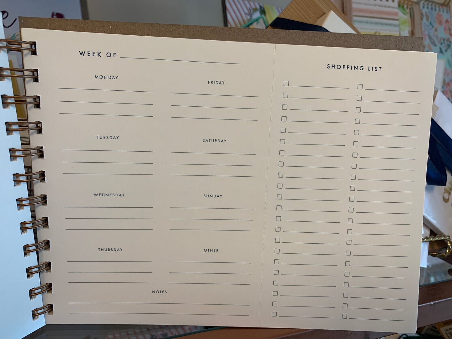 Meal Planner Notebook