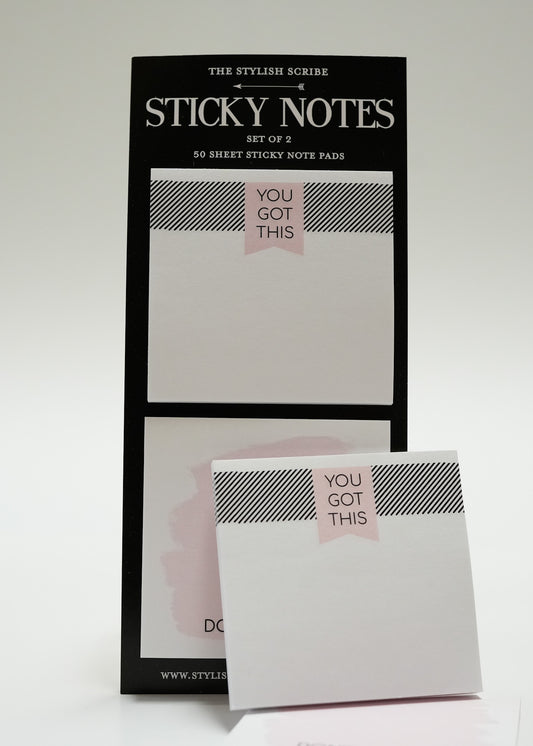 Work life sticky note set