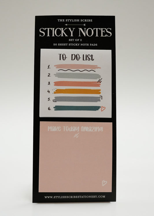 To Do List sticky note set